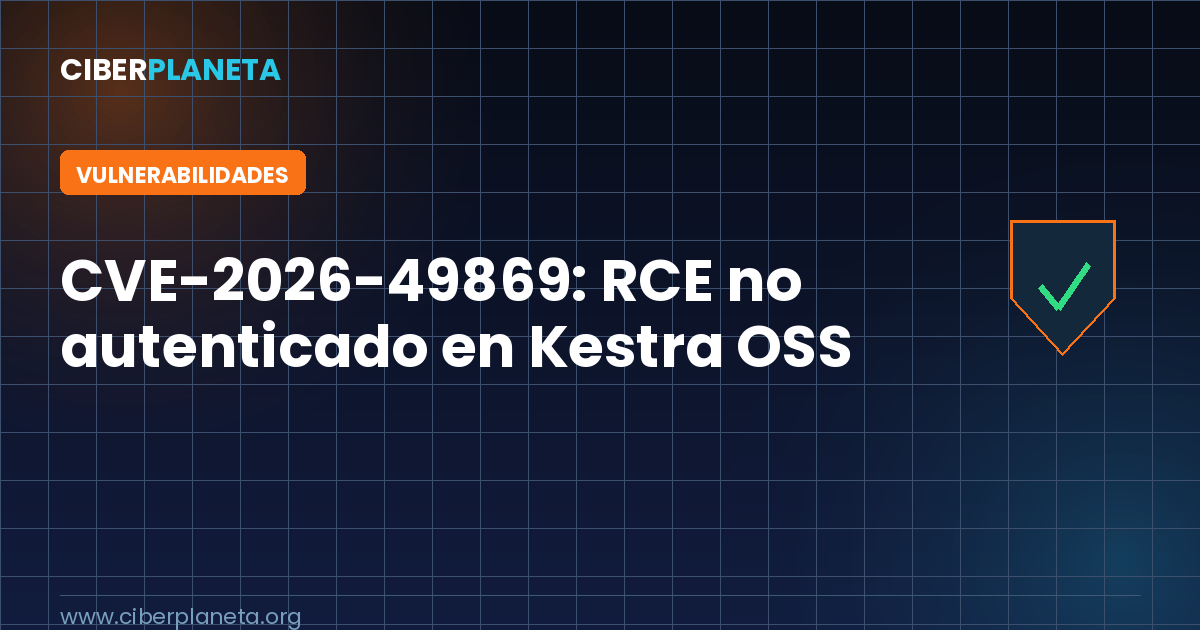 CVE-2026-49869: RCE no autenticado en Kestra OSS por bypass de autenticacion